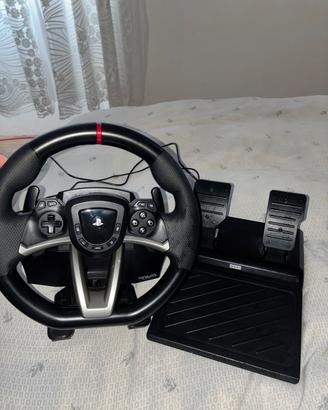 Volante + pedali per Playstation