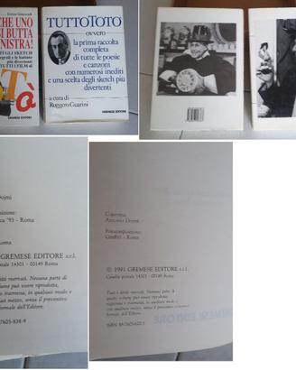 2 libri Totò della Gremese editore