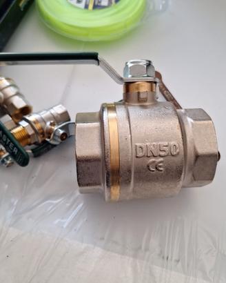 Valvola a sfera in ottone di alta qualità DN50
