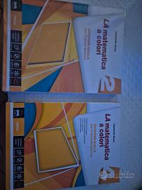 libri  scolastici la matematica a colori 2 e 4 