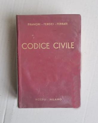 CODICE CIVILE – HOEPLI 1966