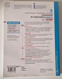 Lineamenti di matematica 5 azzurro con tutor 