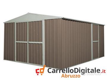 Box prefabbricato in acciaio 360x430 185kg tortora