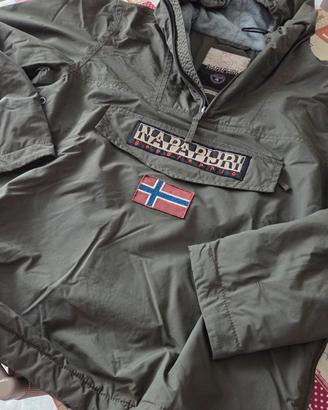 NAPAPIJRI VERDE SCURO TG.M UOMO