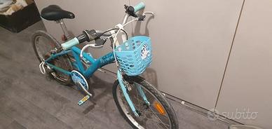 Bicicletta misura 20 con cestino