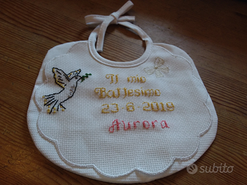 Bavaglini ricamati bimbi