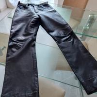 Pantalone donna in vera pelle 