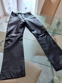 Pantalone donna in vera pelle 