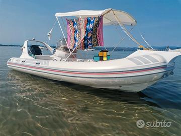 Gommone SACS motore mercury e carrello biasse