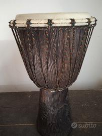 bongo in legno intarsiato 