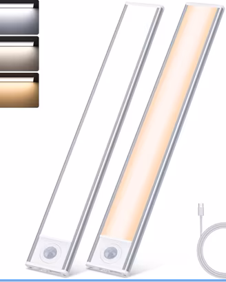 2 Luci Led Sottopensile 30CM con Sensore