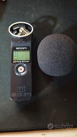 ZOOM H1 XLR REGISTRATORE PALMARE STEREO DIGITALE