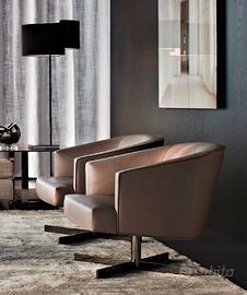 Poltrone girevoli Martin di Minotti