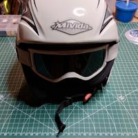 casco e maschera da sci 