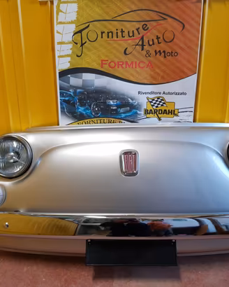 Musetto Fiat 500 grigio argento