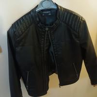 giubbino ecopelle per  bambino 9 ,10 anni