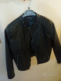 giubbino ecopelle per  bambino 9 ,10 anni
