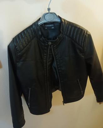 giubbino ecopelle per  bambino 9 ,10 anni