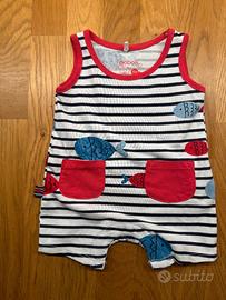 8 body giromanica per neonato 0-1 mesi mai usati