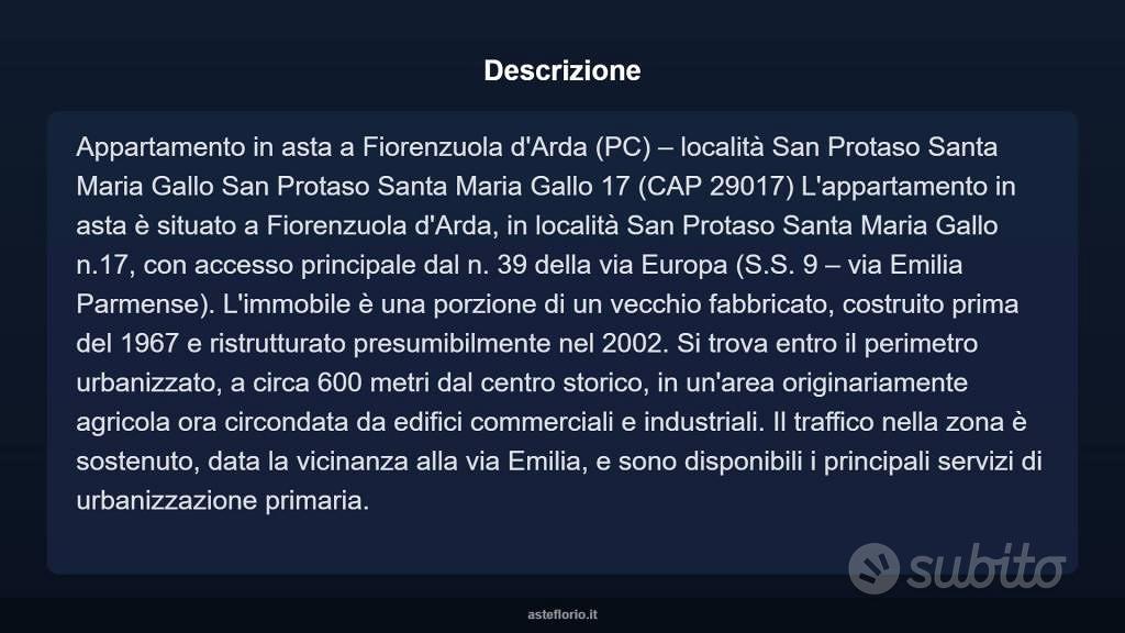Appartamento – Fiorenzuola d'Arda, Piacenza - Vista 5