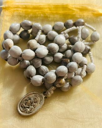 Rosario vintage Lacrime di Giobbe - San Giuseppe