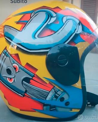 Casco scooter moto bici bambino