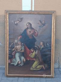 Dipinto religioso Sacro cuore Gesu'
