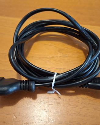 Cavo di alimentazione IEC-320-C7 e eurospina CEE 7