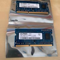 RAM DDR3 4GB (2x2) 1600mhz SO-DIMM