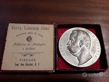 medaglia commemorativa Umberto I