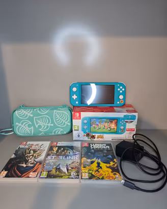 Nintendo Switch Lite Animal Crossing + 3 giochi