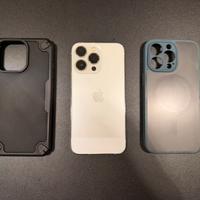 iPhone 13 Pro bianco + 2 cover + 2 vetri temperati