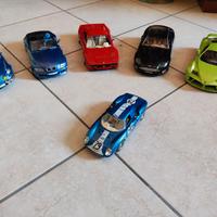 6 Modellini Burago Ferrari, BMW, Giugiaro e altre