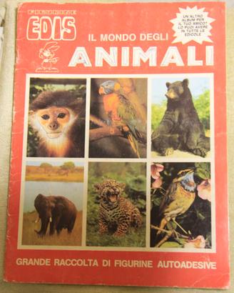 Album figurine Il mondo degli animali Edis 1986 