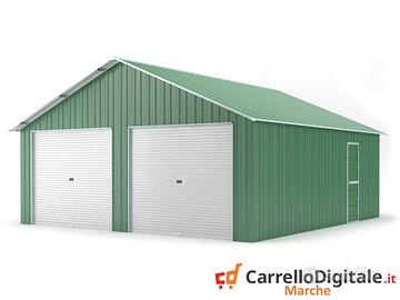 Box cantiere 666x724 due saracinesche verde