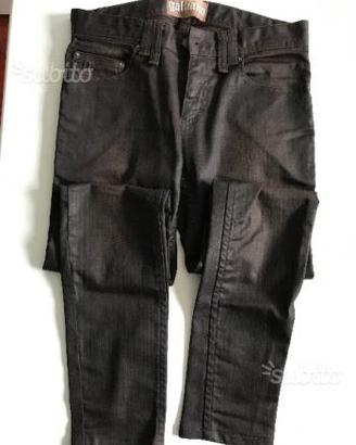 Pantaloni jeans marroni Galliano