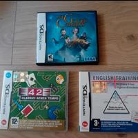 Tre giochi per Nintendo DS