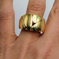 ANELLO FASCIONE ORO 18 CARATI