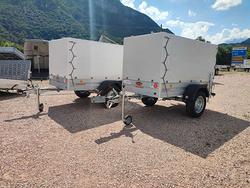 Carrello Rimorchio Auto Mono Asse Centinato