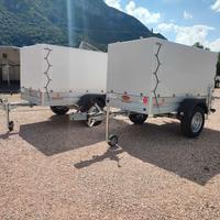 Carrello Rimorchio Auto Mono Asse Centinato