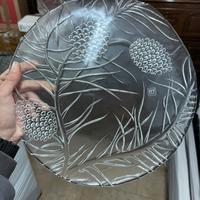 piatto decorativo in vetro