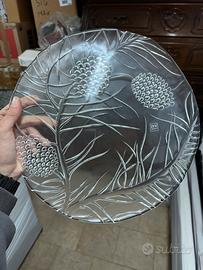 piatto decorativo in vetro