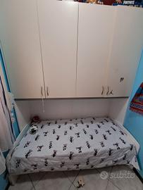 cameretta con armadio a ponte 