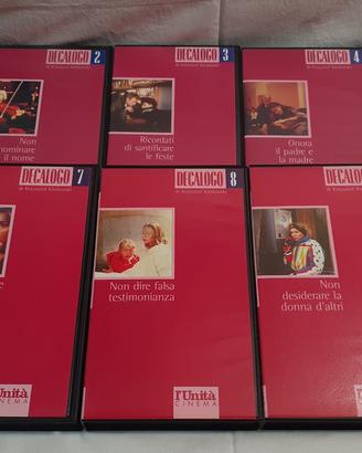 Film vhs Decalogo di Krzysztof Kieslowski