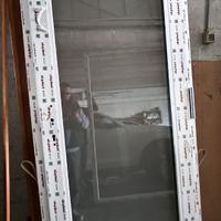 Porta pvc triplo vetro profilo 80mm nuova