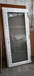 Porta pvc triplo vetro profilo 80mm nuova