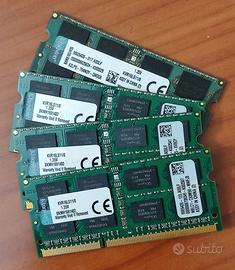 Lotto 32Gb RAM DDR3L  Kingston KVR16LS11/8