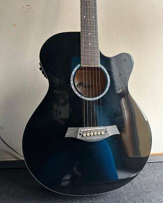 Chitarra TIGER ACG4-BK nera come nuova