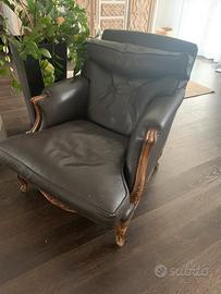 Poltrona pelle