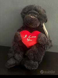 Peluche scimpanzé I love you